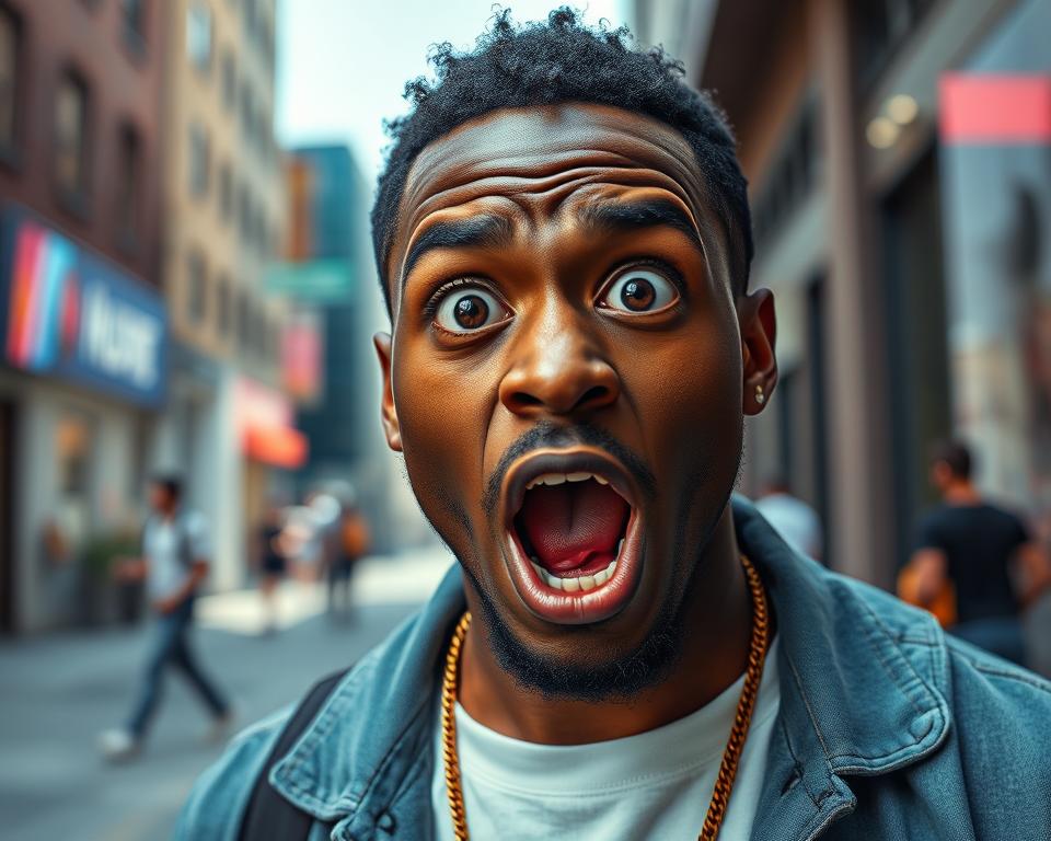 shocked black guy