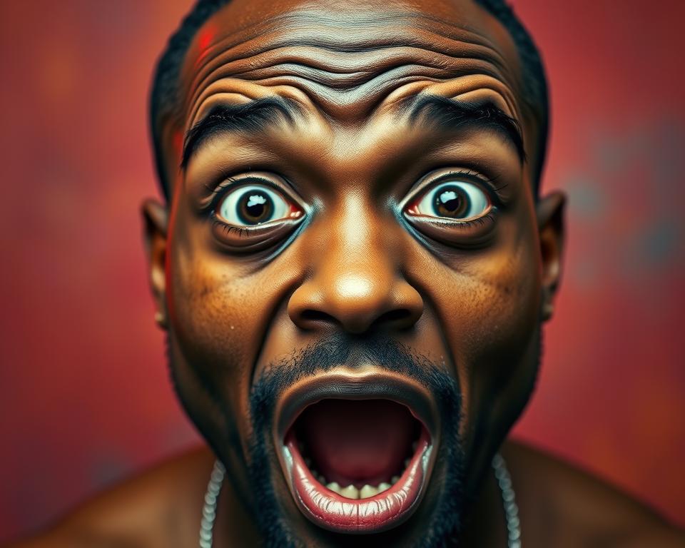 shocked black guy